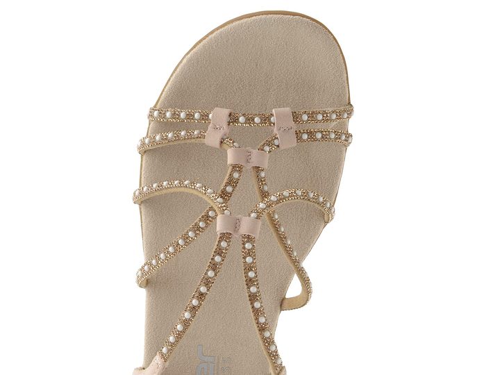 Rieker páskové sandály kupfer/rose 64270-90