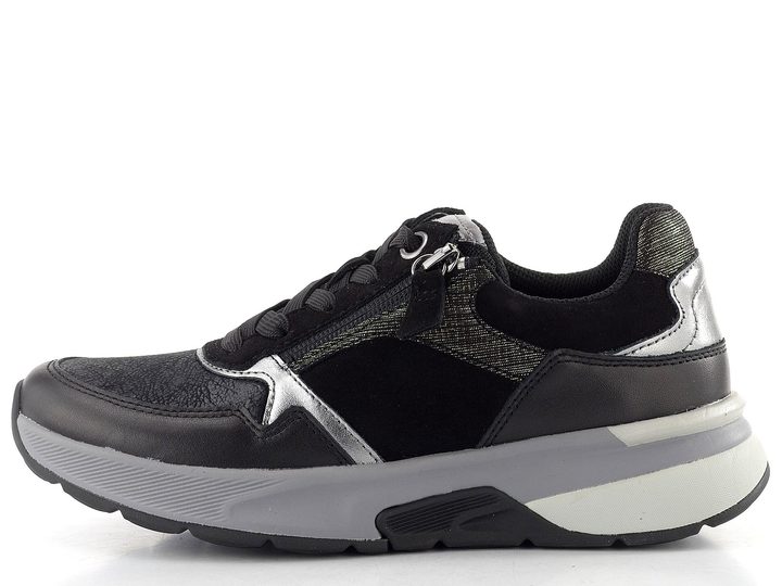 Gabor tenisky so zipsom schwarz kombi 76.847.67