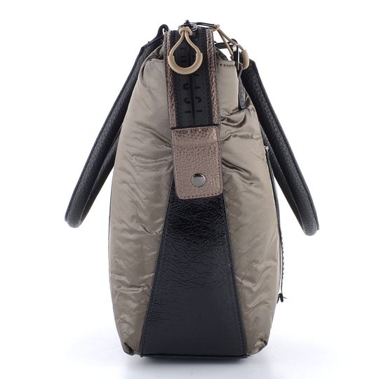 Hispanitas velká nylonová shopper kabelka topo/black BI254152