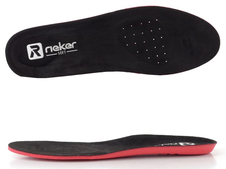 Rieker Sport tenisky na platformě lakované černé N2555-02