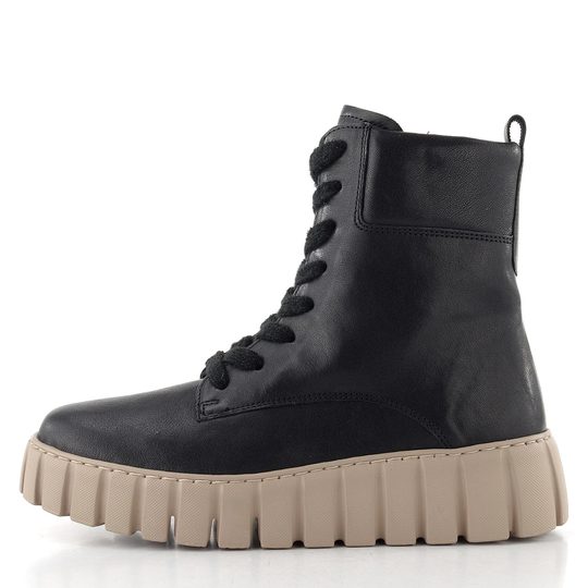 Gabor šněrovací kotník na platformě černý 76.786.57