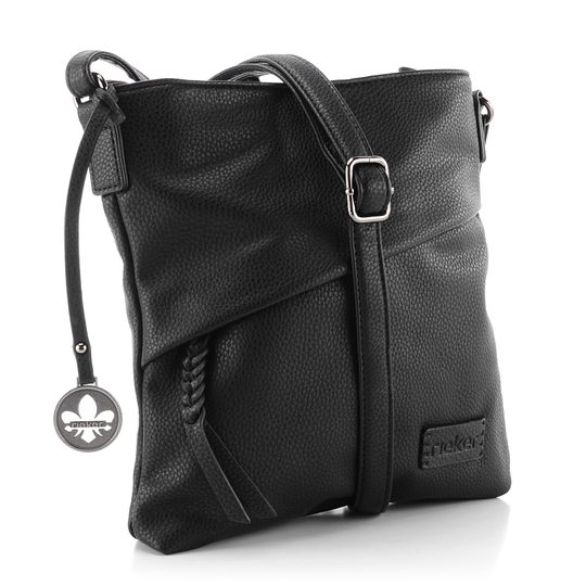 Rieker menšia čierna crossbody kabelka H1010-00