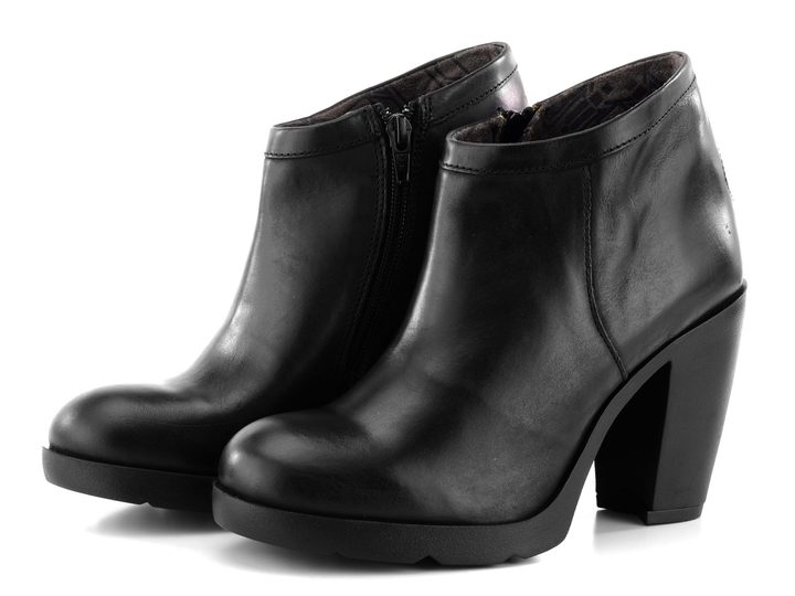 Fly London členkové topánky čierne MERO799FLY