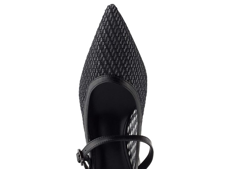 Högl vzdušné lodičky s nártovým páskem černé 1-104528-0100