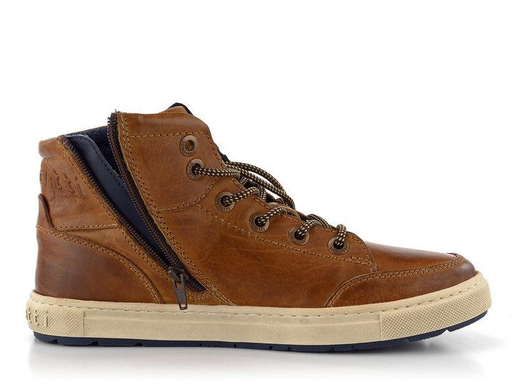 Bugatti vyteplený kotník sneakers cognac 321-A5G30-1000