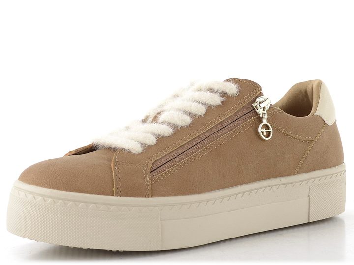 Tamaris tenisky na platformě camel 1-23313-41
