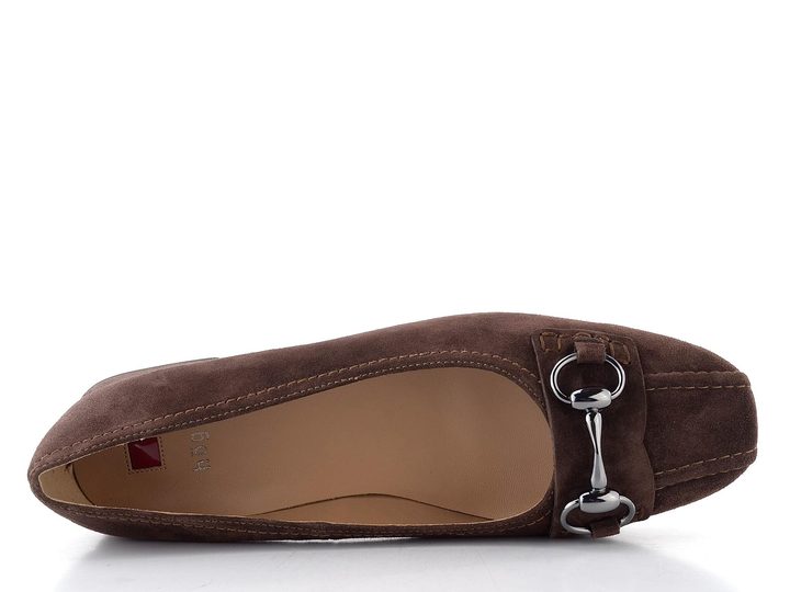 Högl semišové baleríny chocplum 0-100922-2100