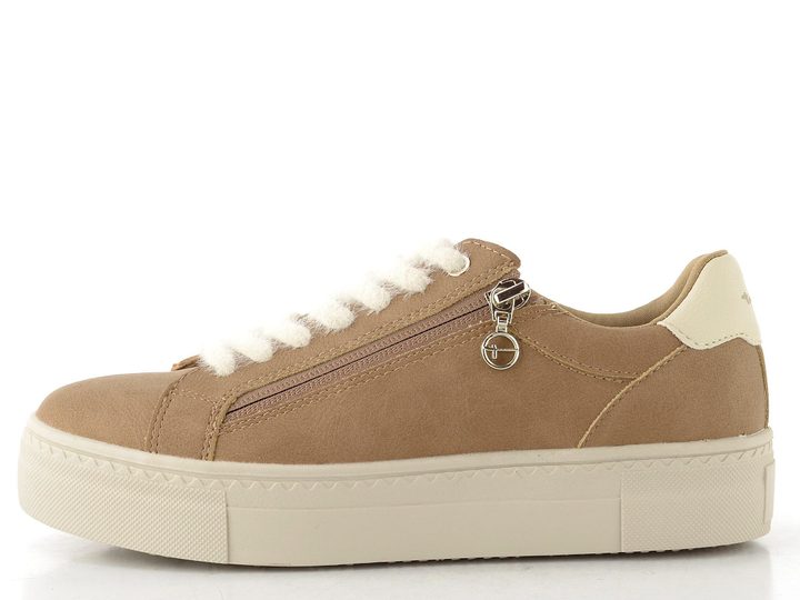 Tamaris tenisky na platformě camel 1-23313-41