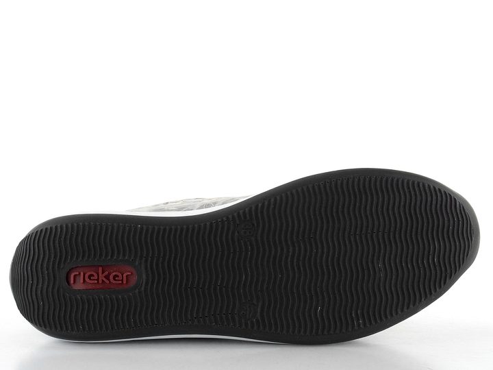 Rieker tenisky so zipsom Ice/Grau-Metallic N1112-80