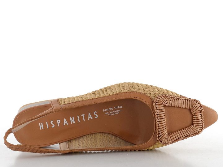 Hispanitas lodičky s volnou patou Dali Cuoio/Natural RHV254046