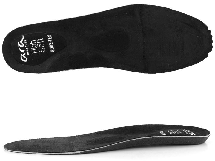 Ara širší polobotky na klínu s Gore-Tex Schwarz Zürich 12-40619-06