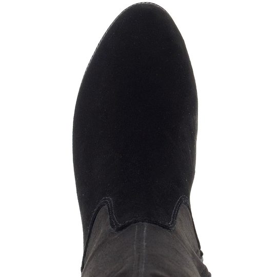 Rieker čižmy s pružným lýtkom čierne 78654-00