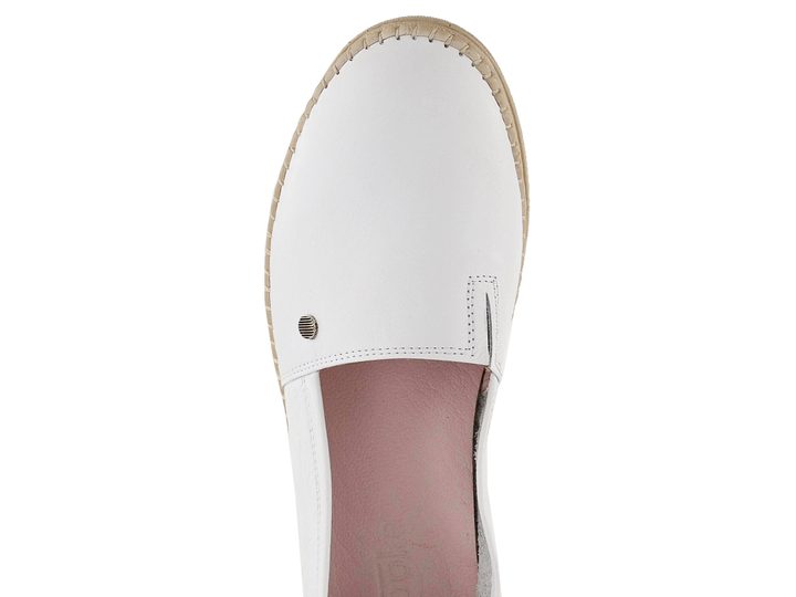 Looke kožené mokasíny Pascale white L0599_03
