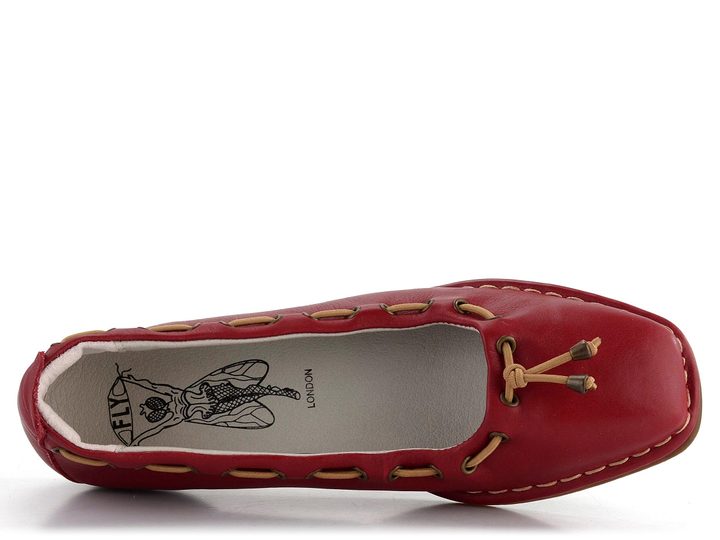 Fly London baleríny červené Bapi P701264000