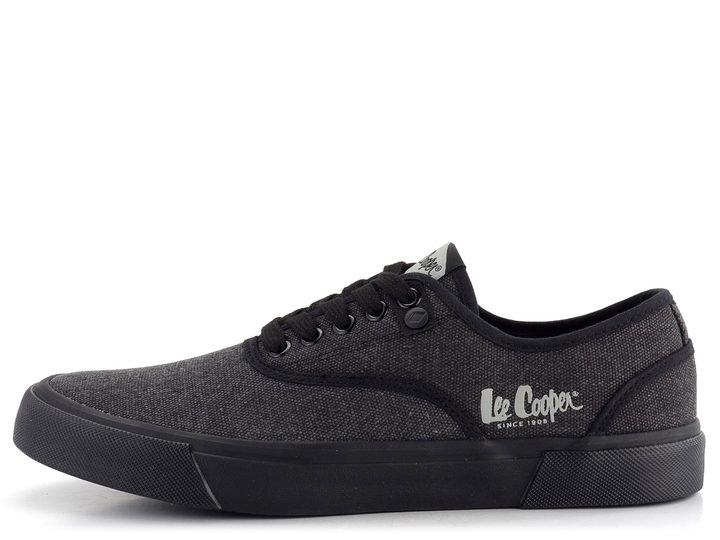 Lee Cooper pánské plátené tenisky antracitové LCW-24-02-2150MC