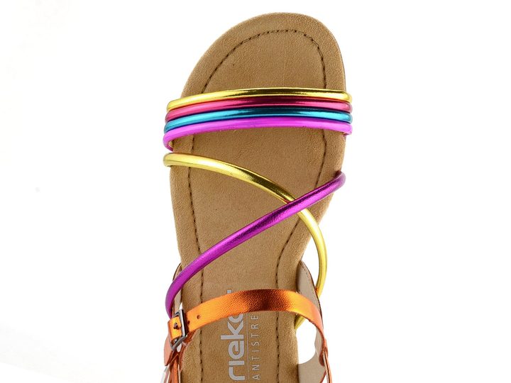 Rieker pásikové sandále Multi 65263-90