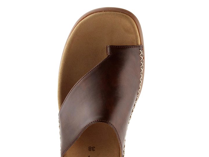 Gabor hnědé pantofle žabky Peanut 03.700.24