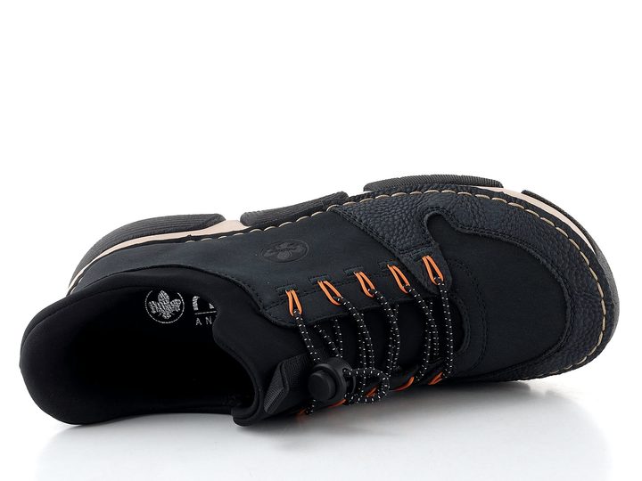 Rieker prozouvací polobotky modrý 45963-14