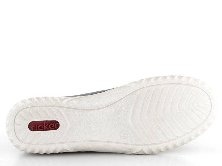 Rieker poltopánky so zipsom tmavo modré N0900-14