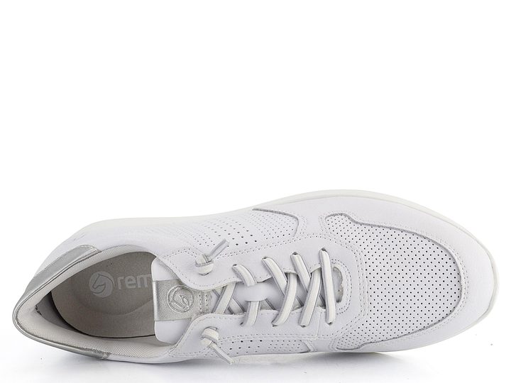 Remonte dámské tenisky bílo-stříbrné  D3100-80