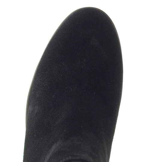 Gabor semišový kotník na klínku černý 74.780.17