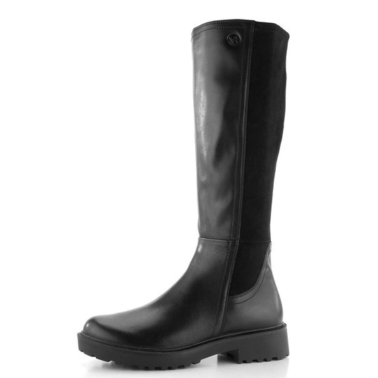 Caprice černé kozačky Black Comb 9-25604-43