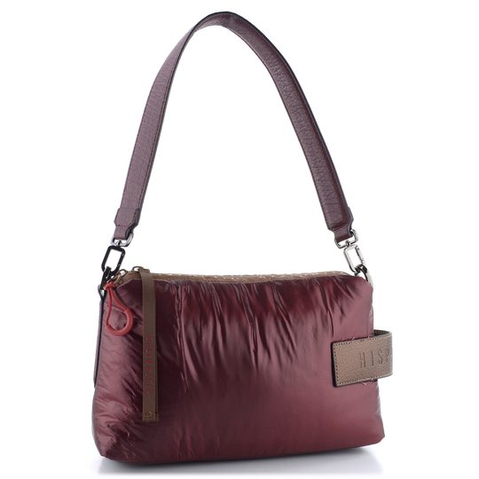 Hispanitas nylonová kabelka s dvoma popruhmi wine BI254151