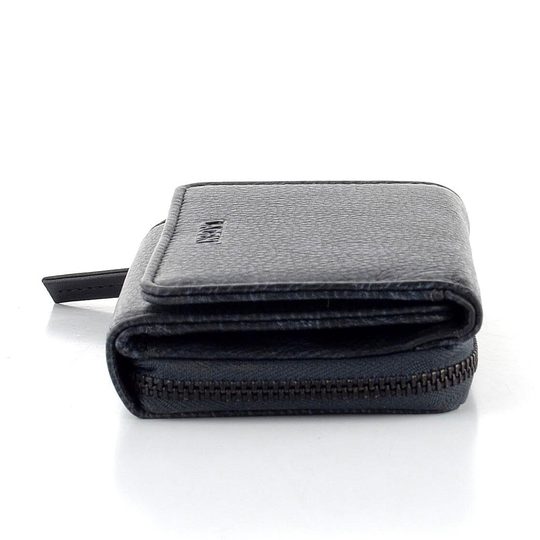 Kožená peněženka se zipovou kapsou Charcoal 4721/R