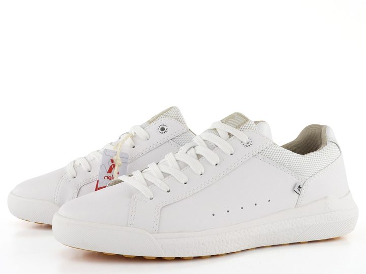 Rieker pánske biele sneakers U1100-80