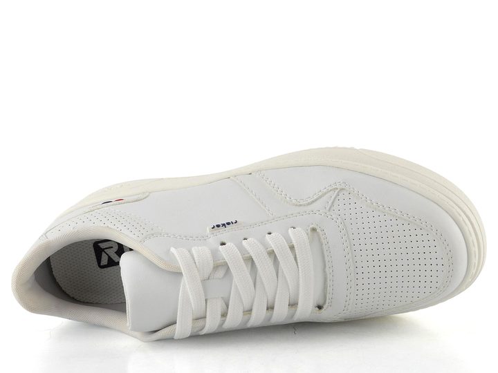 Rieker Sport dámské tenisky na platformě bílé M7811-80