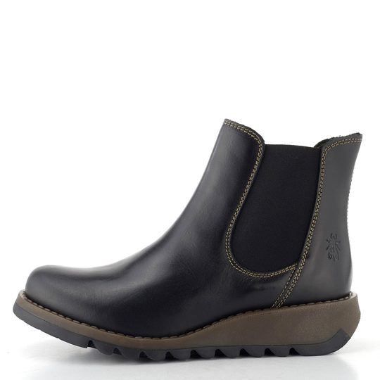Fly London chelsea kotník black SALV195FLY