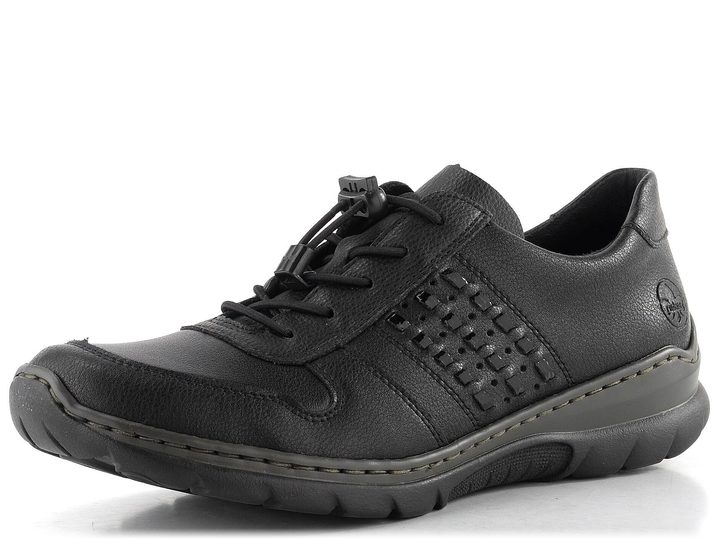 Rieker černé prozouvací polobotky L32F3-00