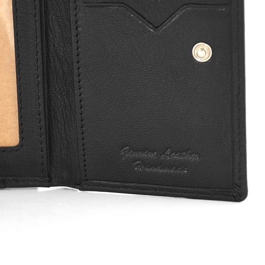 Lagen peňaženka so zipsovým vreckom čierna LM-2520E