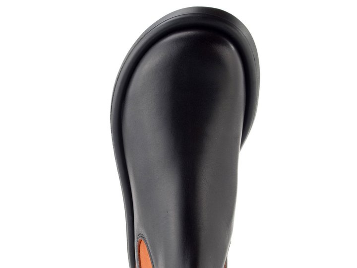 Fly London chelsea kotník black/red TICH099FLY