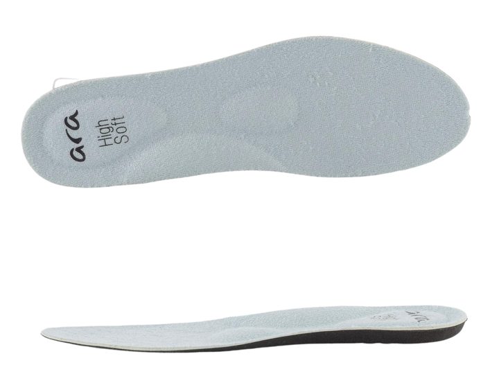 Ara širší polobotky na platformě Monaco Weiss/Azzuro 12-46523-95