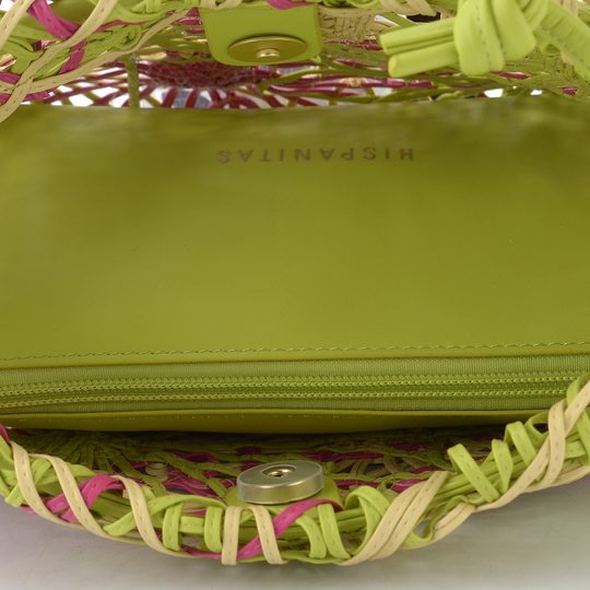 Hispanitas barevná prošívaná kabelka multi yellow BV264729