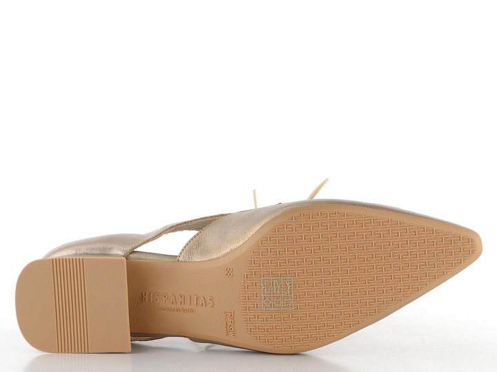 Hispanitas otevřené šněrovací polobotky na podpatku Cava HV253858