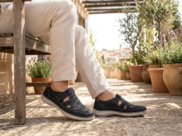Josef Seibel vzdušné polobotky New Anvers dunkelblau 44981518