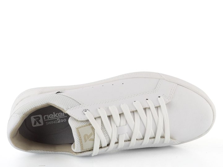 Rieker pánske biele sneakers U1100-80