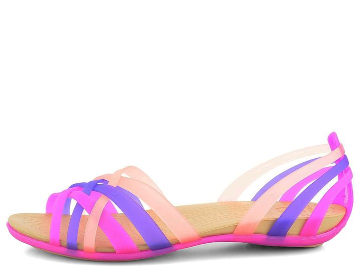 Crocs sandály růžové kombi Huarache violet/melon