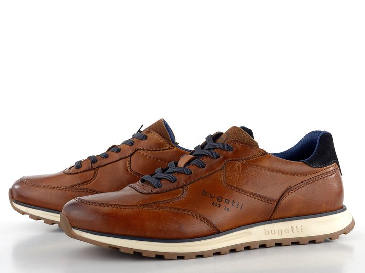 Bugatti pánské polobotky koňakové 335-A021P-4000