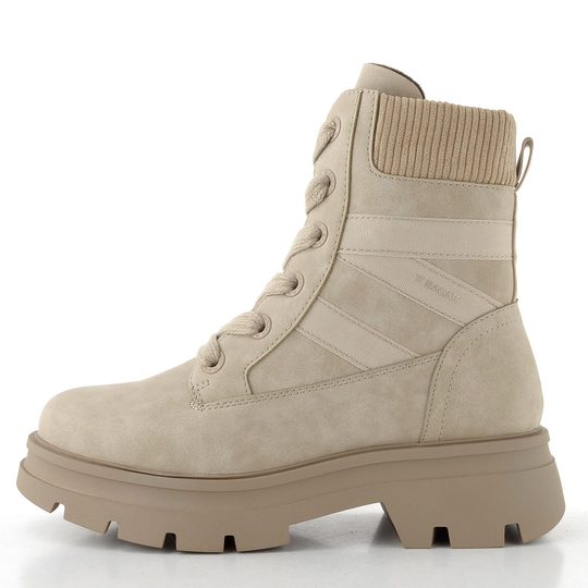 TT.Bagatt kotník na hrubé podešvi béžový D35-ATS30-5569