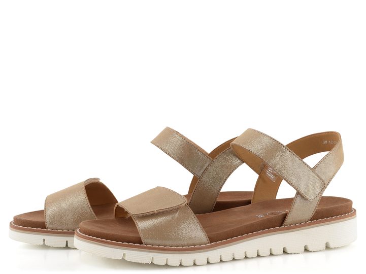 Ara dámske sandále Kent-Sport metalické béžové 12-28114-08