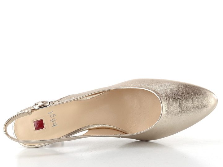 Högl metalické lodičky s voľnou pätou lightbro 1-106101-7800