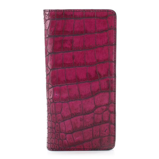 Elega dámske puzdro/peňaženka kroko fuchsia 69236