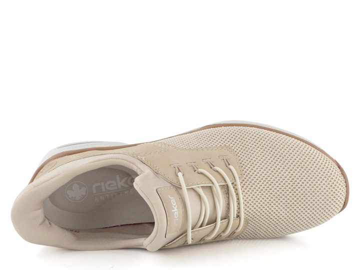 Rieker béžové nazúvacie tenisky M5665-60