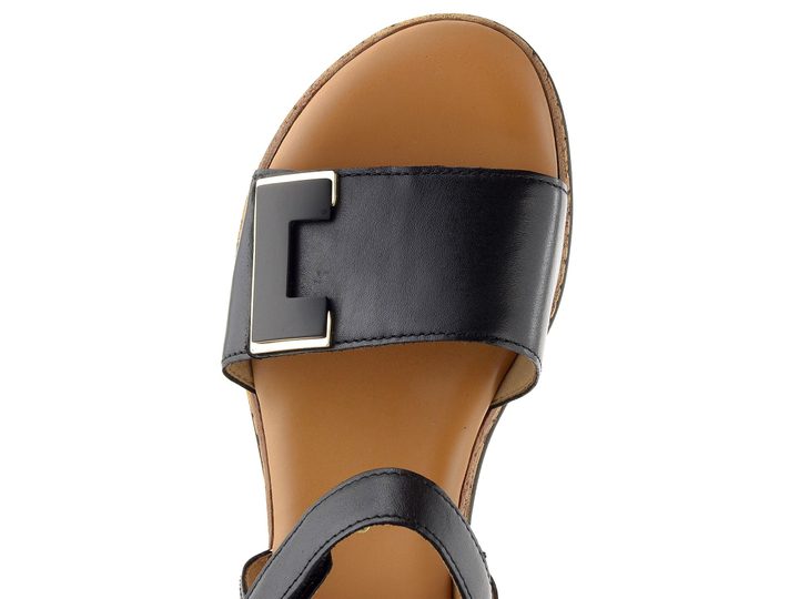 Gabor sandály na klínu schwarz 82.700.57