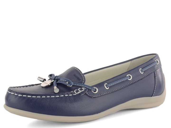 Geox mokasíny modré Yuki Navy