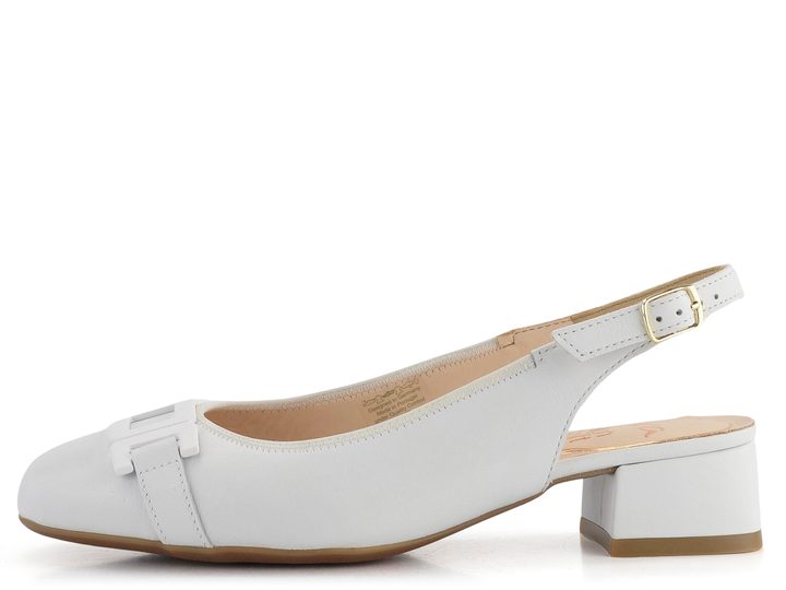 Ara širší lodičky s volnou patou Graz White 12-20404-05