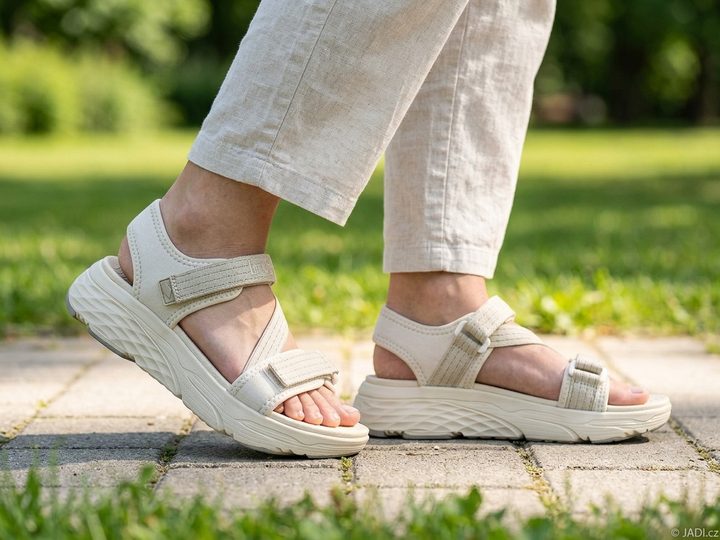 Lee Cooper sandály na platformě bílé LCW-24-03-2331LB